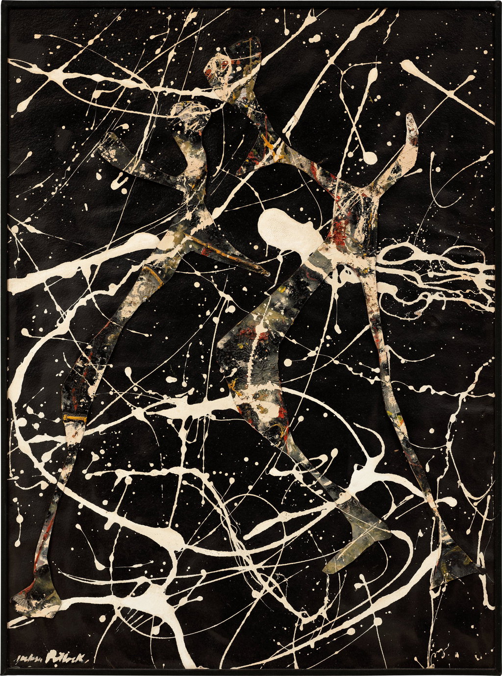 Untitled by Jackson Pollock estimated at $7m (low) to $10m (high). Image courtesy of Phillips