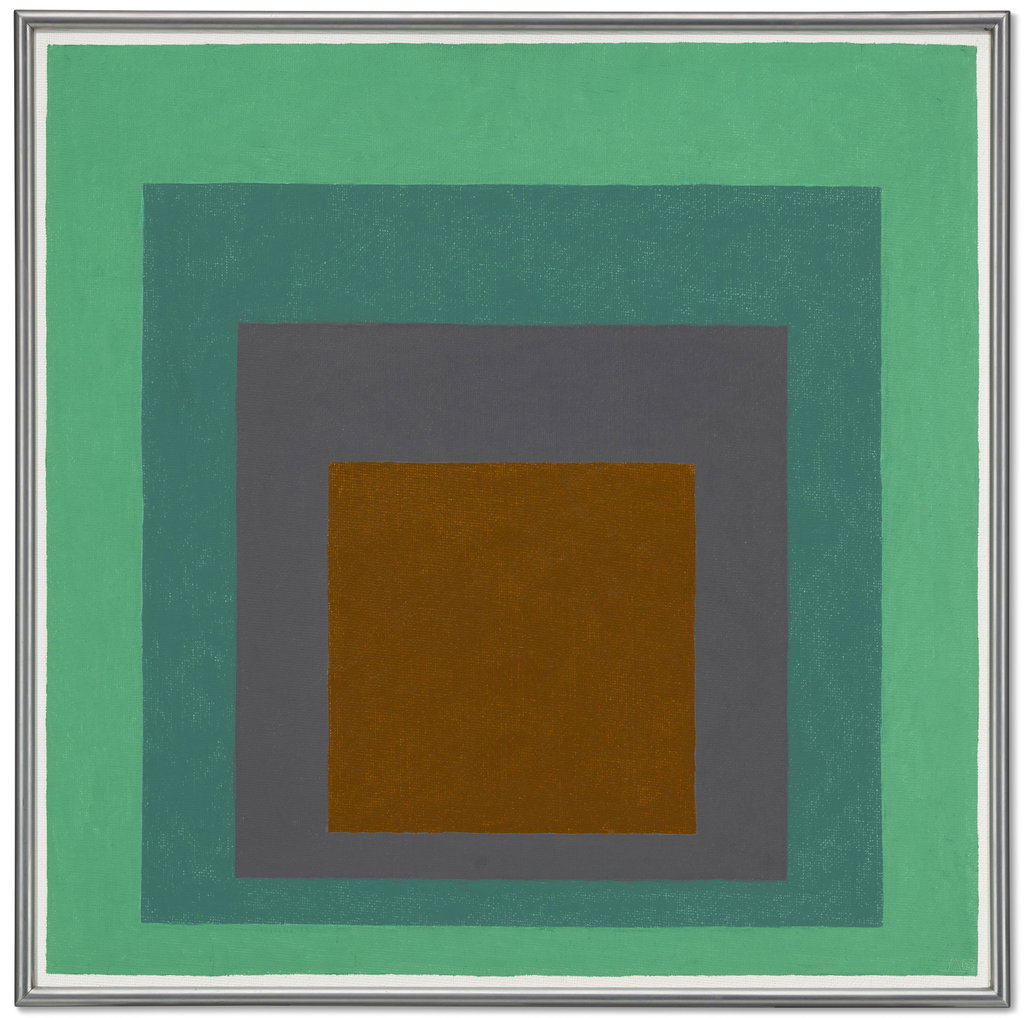 Study for Homage to the Square: In Command. Image courtesy of Christie's
