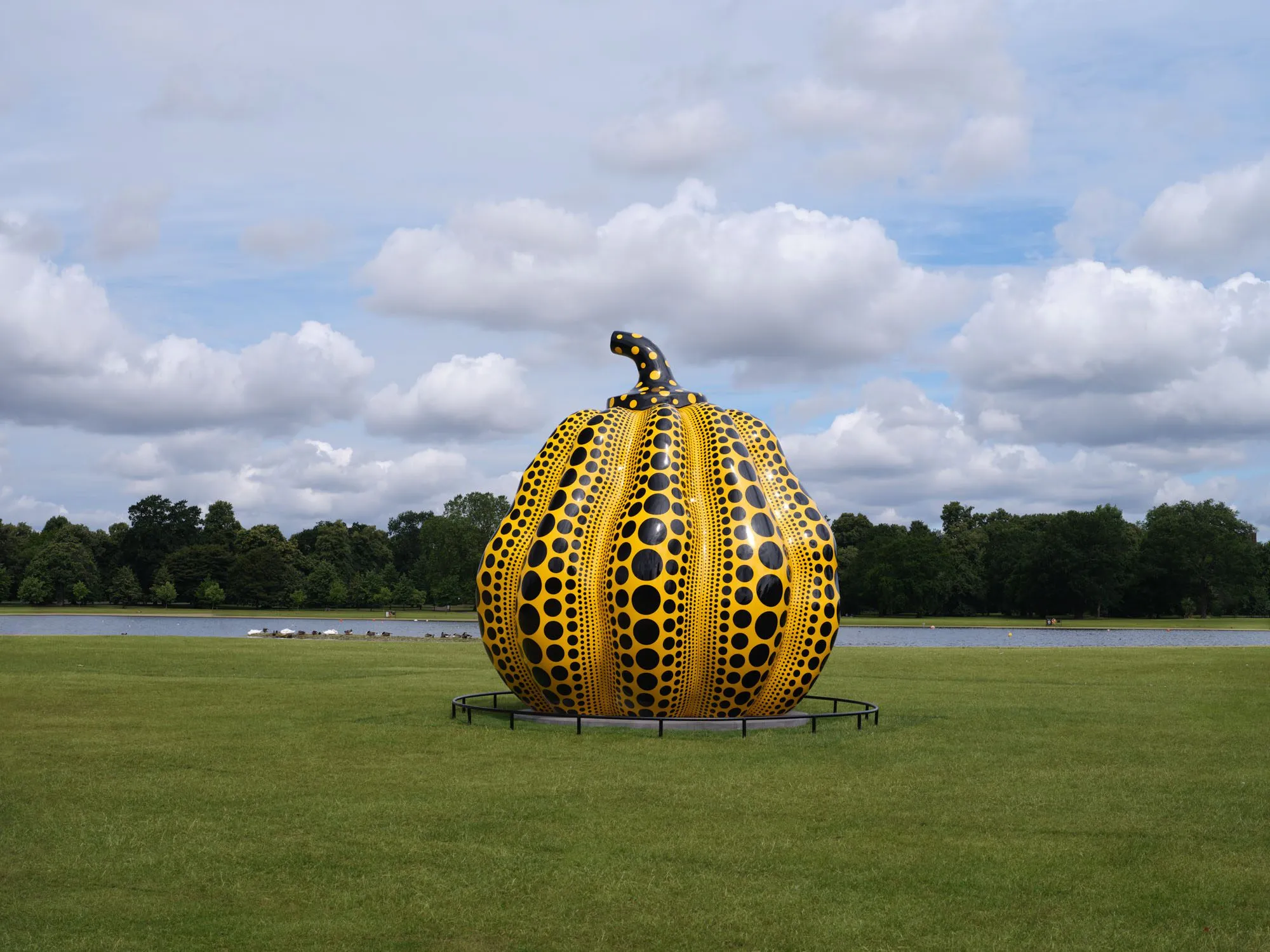 Five Artists in the News: Yayoi Kusama's Pumpkin's Splash Landing