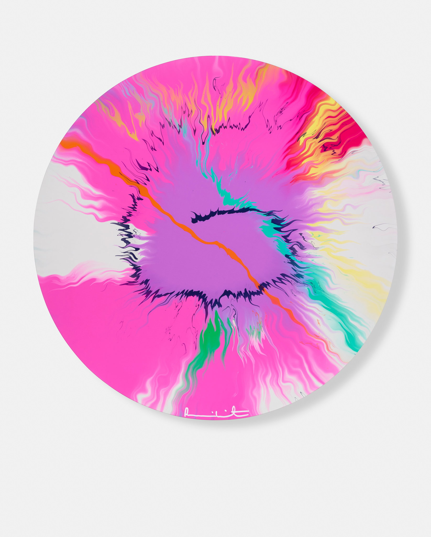 Beautiful, Sweetly Hazy, Ever Blissful Bursting River Painting image #1 main image